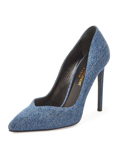 ysl heel sale|ysl denim heels.